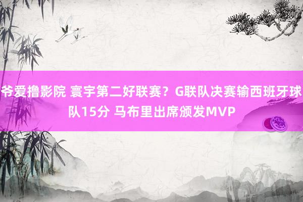 爷爱撸影院 寰宇第二好联赛？G联队决赛输西班牙球队15分 马布里出席颁发MVP