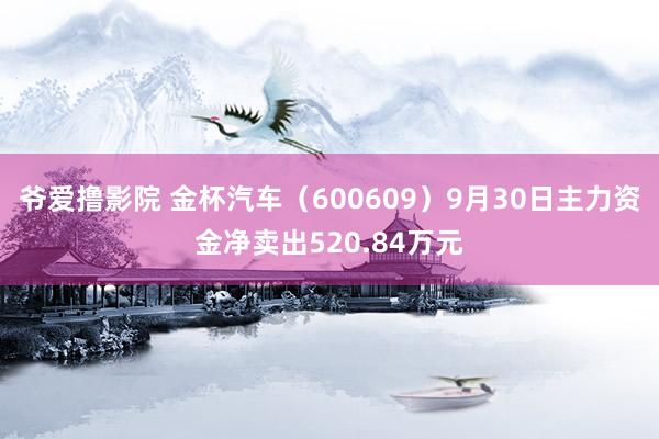 爷爱撸影院 金杯汽车（600609）9月30日主力资金净卖出520.84万元