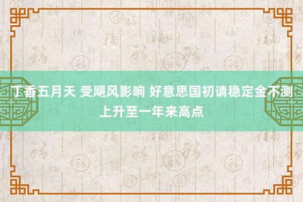 丁香五月天 受飓风影响 好意思国初请稳定金不测上升至一年来高点