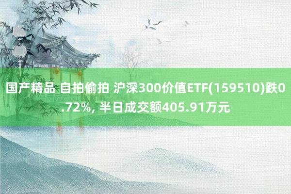 国产精品 自拍偷拍 沪深300价值ETF(159510)跌0.72%， 半日成交额405.91万元