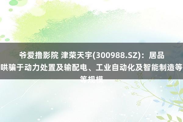 爷爱撸影院 津荣天宇(300988.SZ)：居品鄙俚哄骗于动力处置及输配电、工业自动化及智能制造等规模