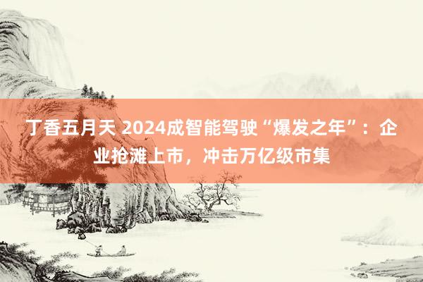 丁香五月天 2024成智能驾驶“爆发之年”：企业抢滩上市，冲击万亿级市集