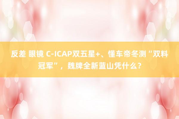 反差 眼镜 C-ICAP双五星+、懂车帝冬测“双料冠军”，魏牌全新蓝山凭什么？